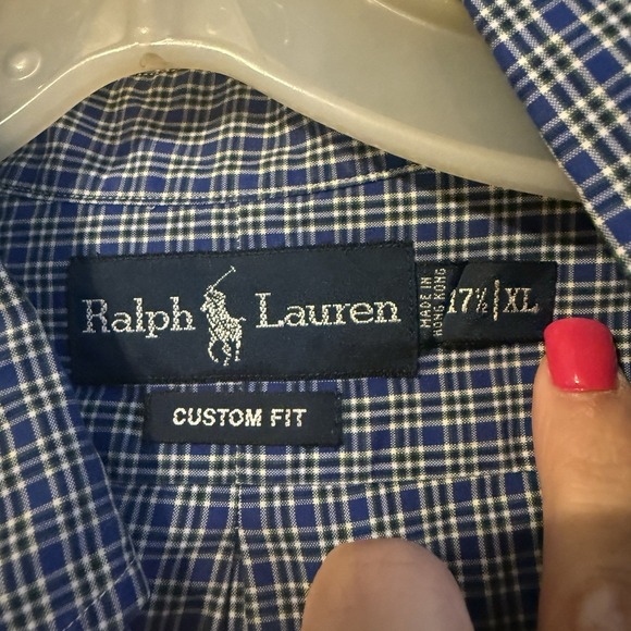 Ralph Lauren, Long Sleeve Button-Down Shirts, Lot Of 2 Men's XLarge , Blue - Picture 4 of 9